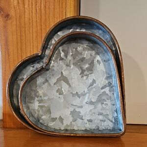 Farm House Tin and Copper Trays